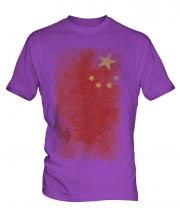China Faded Flag Mens T-Shirt