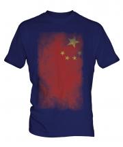 China Faded Flag Mens T-Shirt