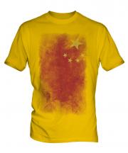 China Faded Flag Mens T-Shirt