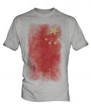 China Faded Flag Mens T-Shirt
