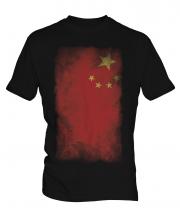 China Faded Flag Mens T-Shirt