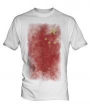 China Faded Flag Mens T-Shirt