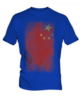 China Faded Flag Mens T-Shirt
