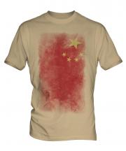 China Faded Flag Mens T-Shirt