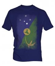 Christmas Island Faded Flag Mens T-Shirt