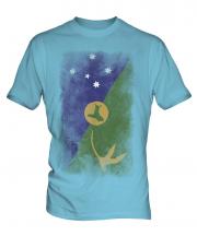 Christmas Island Faded Flag Mens T-Shirt