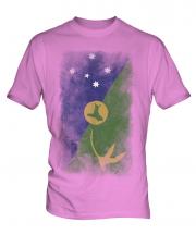 Christmas Island Faded Flag Mens T-Shirt