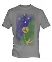 Christmas Island Faded Flag Mens T-Shirt