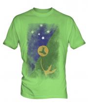 Christmas Island Faded Flag Mens T-Shirt