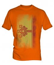 Chuvashia Faded Flag Mens T-Shirt