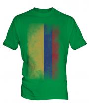 Colombia Faded Flag Mens T-Shirt