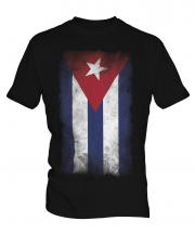 Cuba Faded Flag Mens T-Shirt