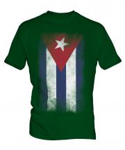 Cuba Faded Flag Mens T-Shirt