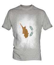 Cyprus Faded Flag Mens T-Shirt