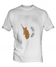 Cyprus Faded Flag Mens T-Shirt