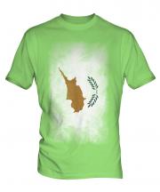 Cyprus Faded Flag Mens T-Shirt