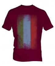Dagestan Faded Flag Mens T-Shirt