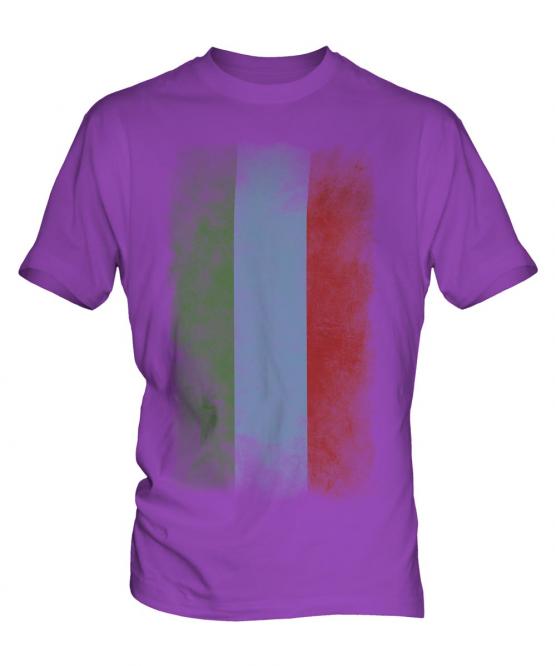 Dagestan Faded Flag Mens T-Shirt