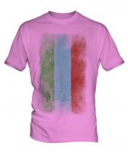 Dagestan Faded Flag Mens T-Shirt