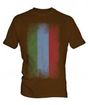 Dagestan Faded Flag Mens T-Shirt
