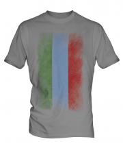 Dagestan Faded Flag Mens T-Shirt