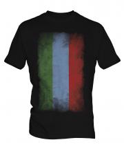 Dagestan Faded Flag Mens T-Shirt