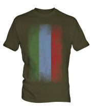 Dagestan Faded Flag Mens T-Shirt