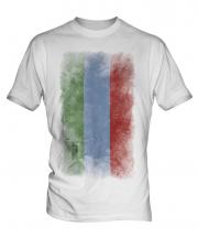 Dagestan Faded Flag Mens T-Shirt