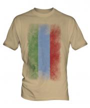 Dagestan Faded Flag Mens T-Shirt