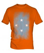 Micronesia Faded Flag Mens T-Shirt