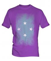 Micronesia Faded Flag Mens T-Shirt