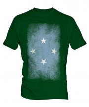 Micronesia Faded Flag Mens T-Shirt