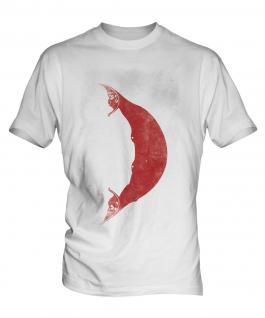 Easter Island Faded Flag Mens T-Shirt