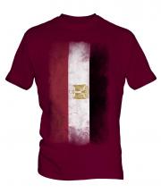 Egypt Faded Flag Mens T-Shirt