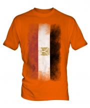 Egypt Faded Flag Mens T-Shirt