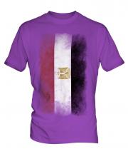 Egypt Faded Flag Mens T-Shirt