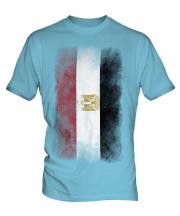 Egypt Faded Flag Mens T-Shirt