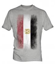 Egypt Faded Flag Mens T-Shirt