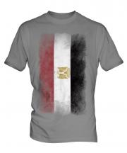 Egypt Faded Flag Mens T-Shirt