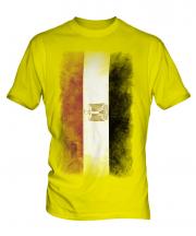 Egypt Faded Flag Mens T-Shirt