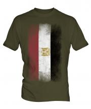Egypt Faded Flag Mens T-Shirt