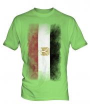 Egypt Faded Flag Mens T-Shirt