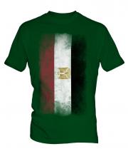 Egypt Faded Flag Mens T-Shirt