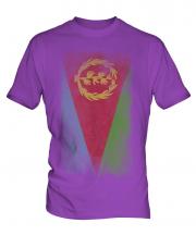 Eritrea Faded Flag Mens T-Shirt