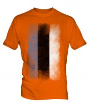 Estonia Faded Flag Mens T-Shirt