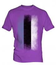 Estonia Faded Flag Mens T-Shirt