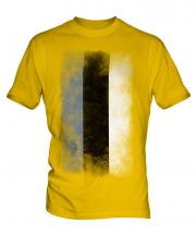 Estonia Faded Flag Mens T-Shirt