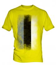 Estonia Faded Flag Mens T-Shirt