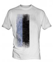 Estonia Faded Flag Mens T-Shirt