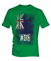 Falkland Islands Faded Flag Mens T-Shirt